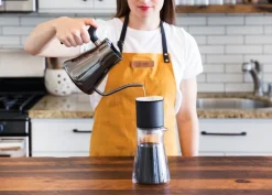 Set de pour-over Stagg XF, Matte black-clear glass
