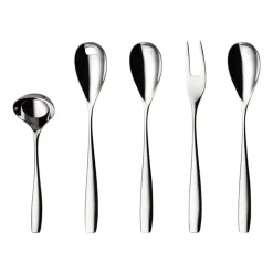 Set de servir Julie 5 cubiertos, acero inoxidable