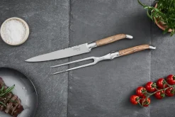 Set de trinchar Laguiole By Hâws, 2 piezas, Roble