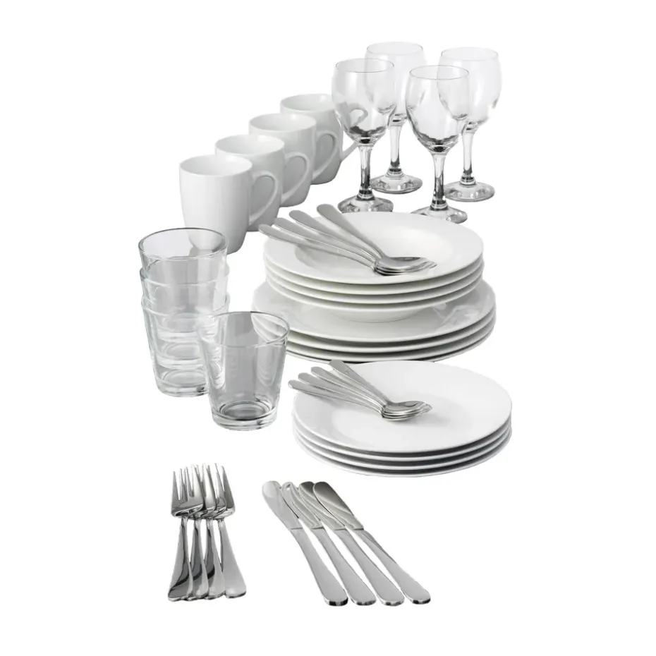 Set de vajilla y cubertería Café 40 piezas, 40 piezas