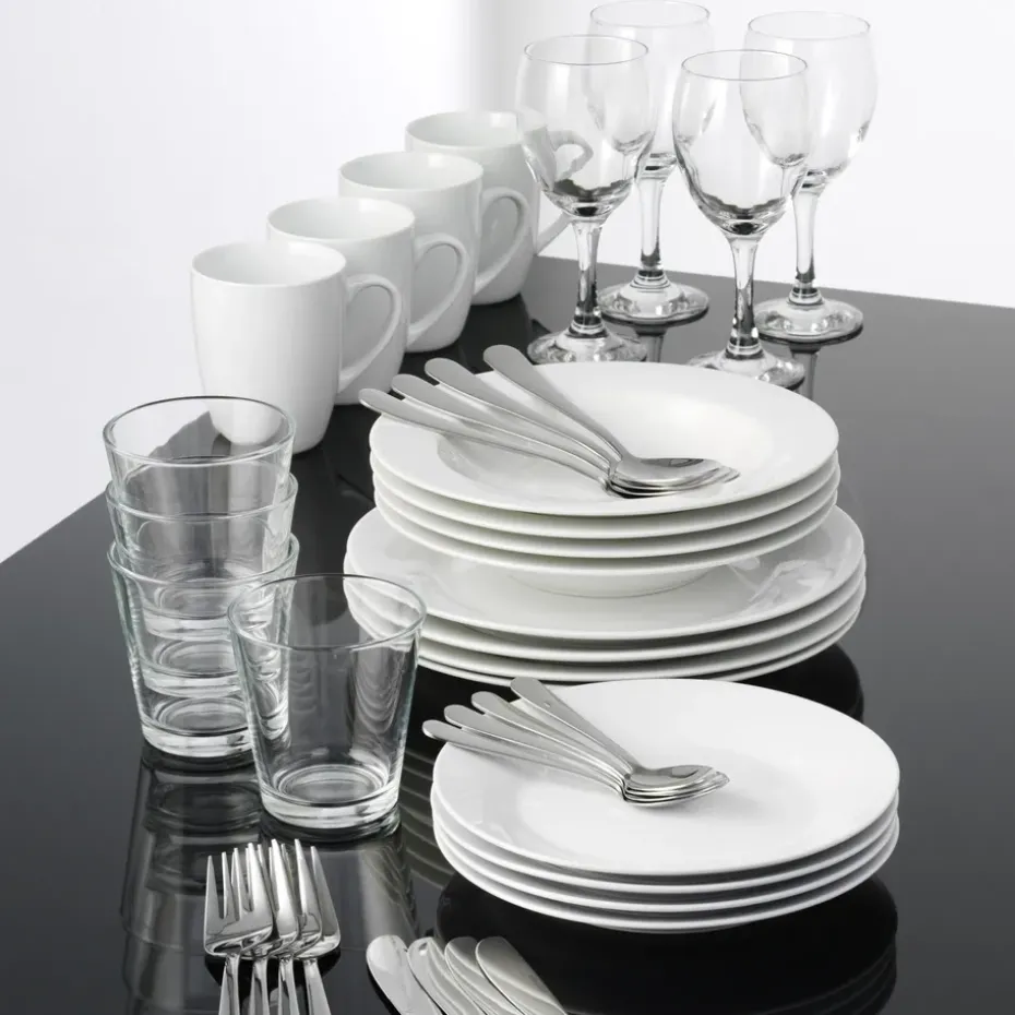 Set de vajilla y cubertería Café 40 piezas, 40 piezas