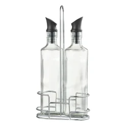 Set de vinagrera y aceitera Olive 35 cl, vidrio