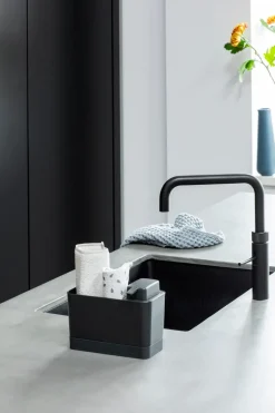 Set organizador para el fregadero Brabantia, gris oscuro