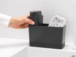 Set organizador para el fregadero Brabantia, gris oscuro