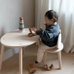 Set silla + mesa infantil Mouse, Abedul