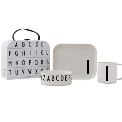 Set vajilla infantil Design Letters, I