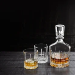 Set whiskey Perfect Serve 3 piezas, transparente