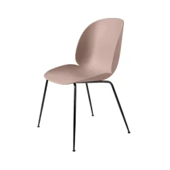 Silla Beetle, Sweet pink, base de acero negro
