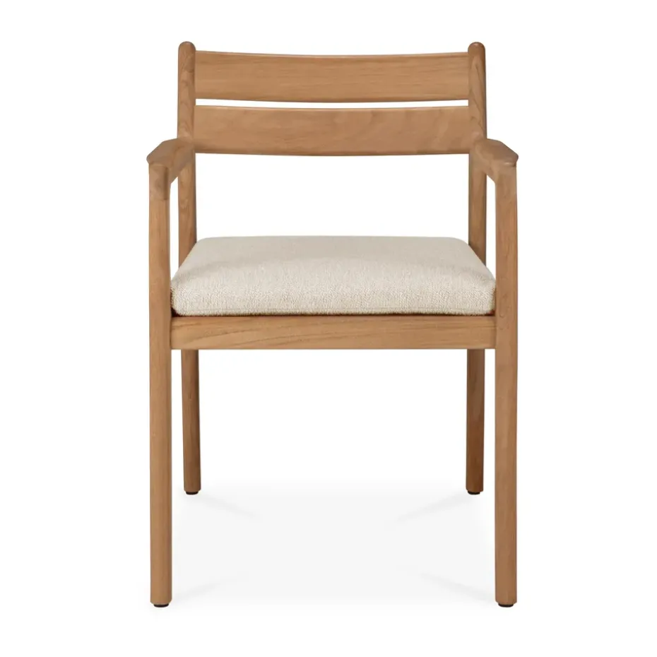 Silla con reposabrazos Jack Outdoor Dining, Natural