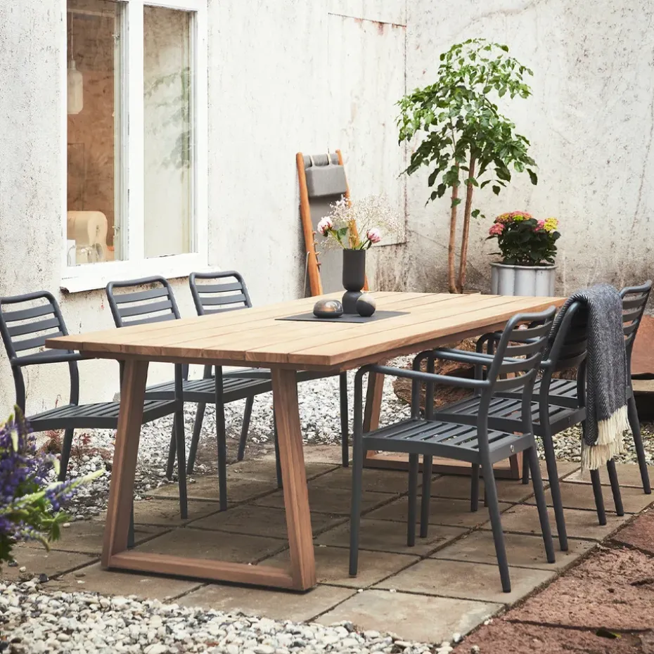 Silla con reposabrazos Messina, Anthracite