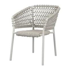 Silla con reposabrazos Ocean soft rope, Sand