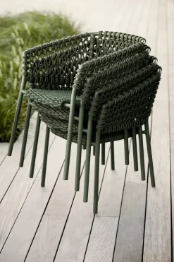 Silla con reposabrazos Ocean soft rope, Sand