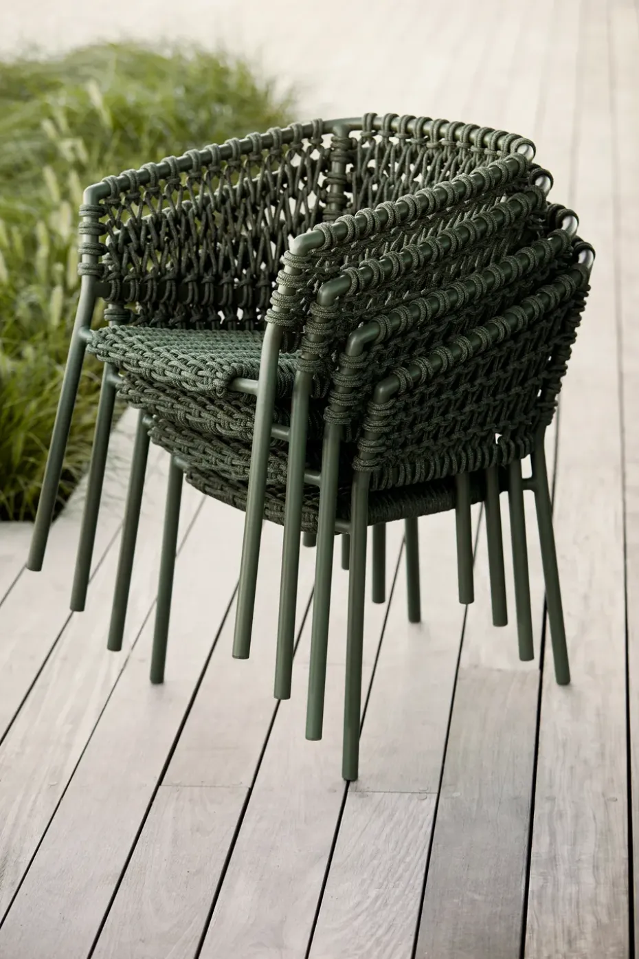 Silla con reposabrazos Ocean soft rope, Sand