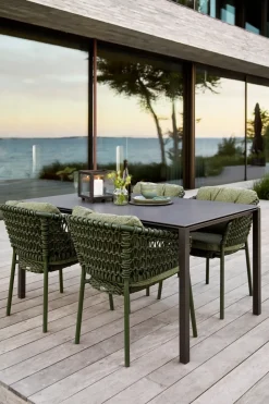 Silla con reposabrazos Ocean soft rope, Sand
