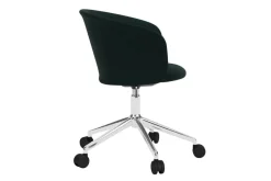 Silla de oficina Kendo Swivel con 5 ruedas, Pine-polished aluminium