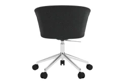 Silla de oficina Kendo Swivel con 5 ruedas, Graphite-polished aluminium