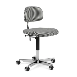 Silla de oficina Kevi 2534U, Stripe-aluminium