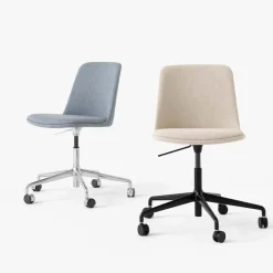 Silla de oficina Rely HW31, Hallingdal 200-base de aluminio