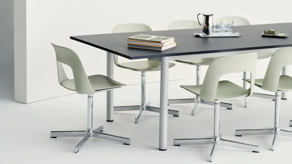 Silla Layout Chair 131, Sky grey-black