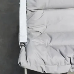 Silla para tomar el sol Fiesta Soft, Tela grey, estructura de aluminio