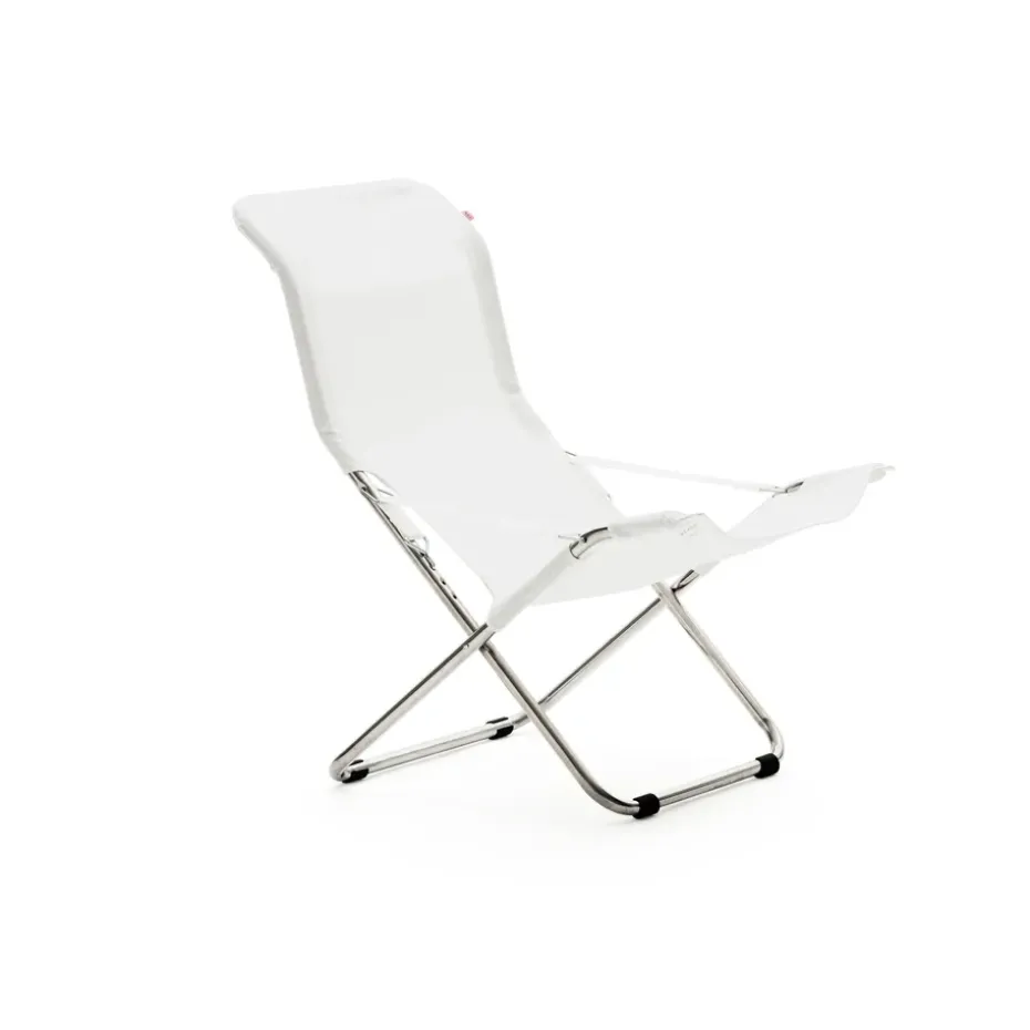 Silla para tomar el sol Fiesta, Blanco