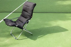 Silla para tomar el sol Fiesta Soft, Black