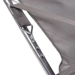 Silla para tomar el sol Fiesta, Tela continente, estructura de aluminio