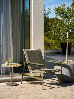 Sillón lounge Soro, Nordic green-teddy verde