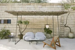 Sillón MR01 Initial outdoor lounge chair, Madera de iroko aceitada
