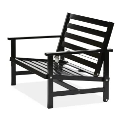 Sofá 08, Black, 2 plazas