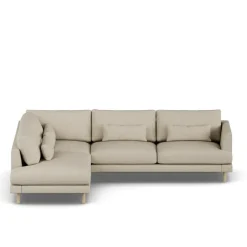 Sofá Bredhult, Bern Beige 0341-roble blanco aceitado, 3 plazas A2