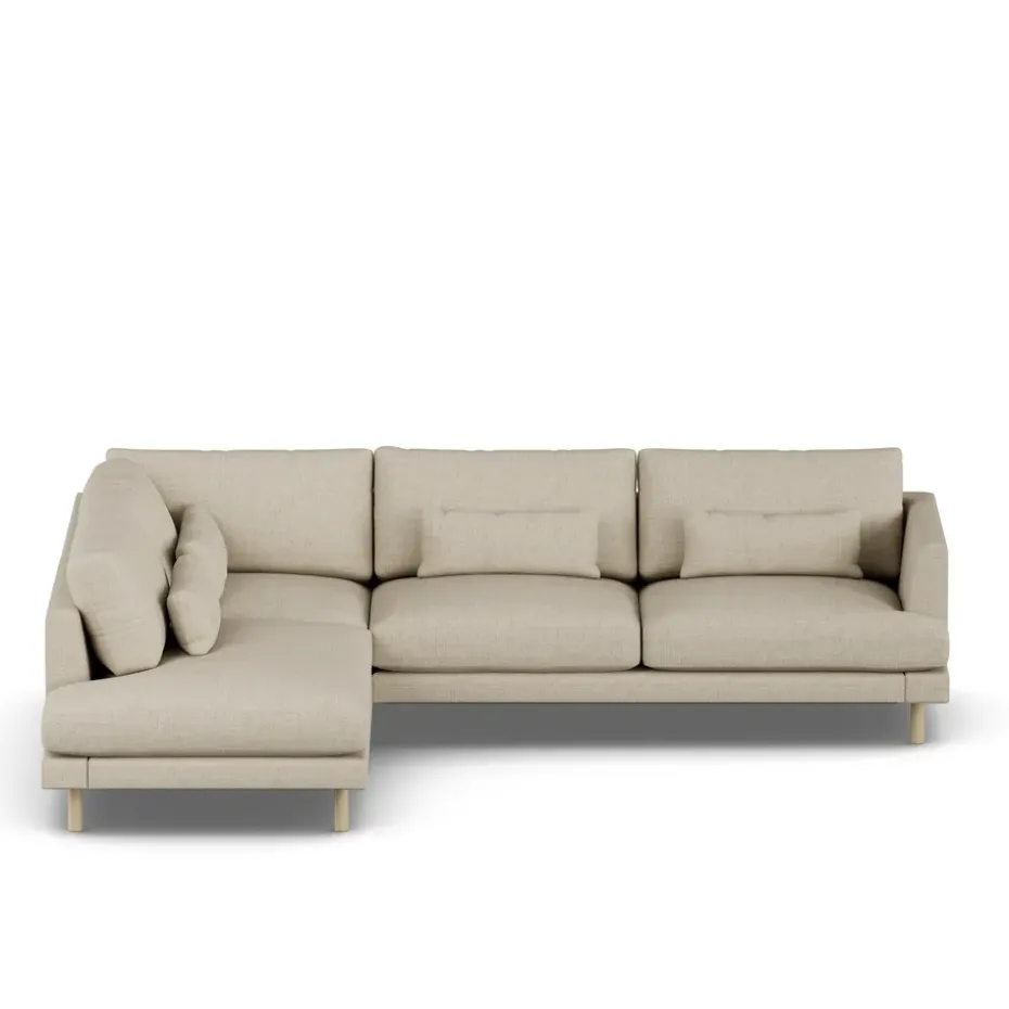 Sofá Bredhult, Bern Beige 0341-roble blanco aceitado, 3 plazas A2