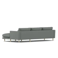 Sofá Bredhult, Caleido Grey 1240-roble blanco aceitado, 2,5 plazas C1