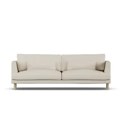 Sofá Bredhult, Jump Beige 1956-roble blanco aceitado, 3 plazas