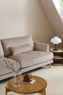 Sofá Bredhult, Jump Beige 1956-roble blanco aceitado, 3 plazas
