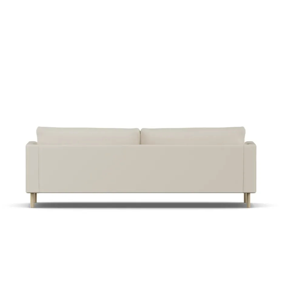 Sofá Bredhult, Jump Beige 1956-roble blanco aceitado, 3 plazas