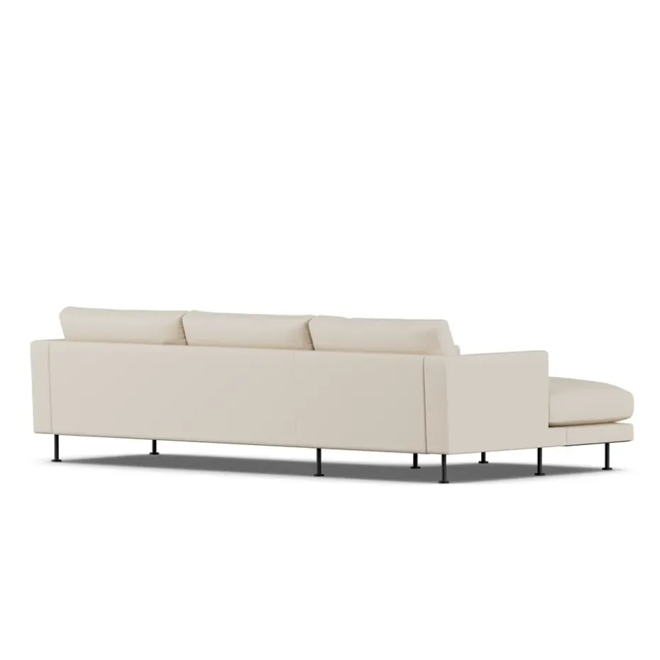 Sofá Bredhult, Same Beige 6670-acero negro, 2,5 plazas C2