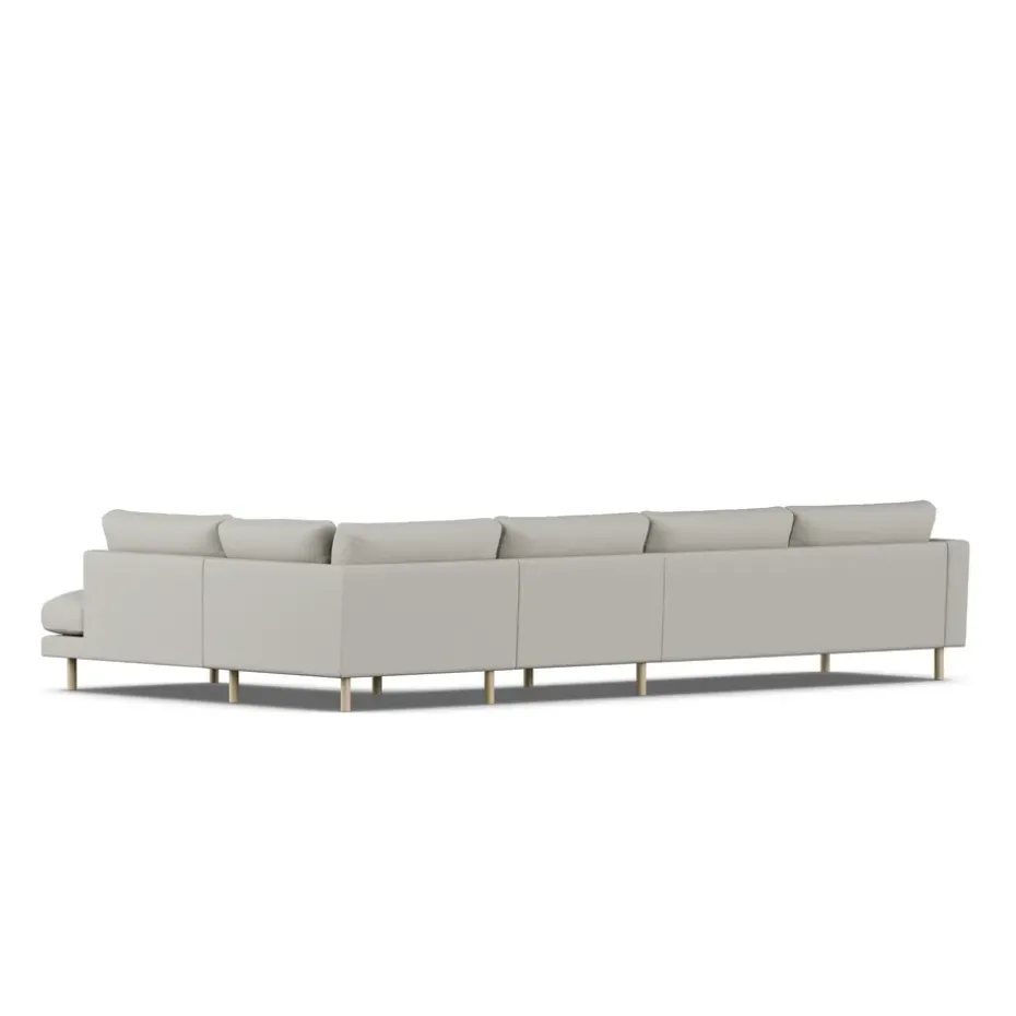 Sofá Bredhult, Same Grey 6673-roble blanco aceitado, 4 plazas B1