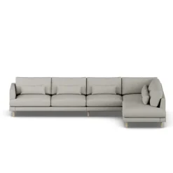 Sofá Bredhult, Same Grey 6673-roble blanco aceitado, 4 plazas B1