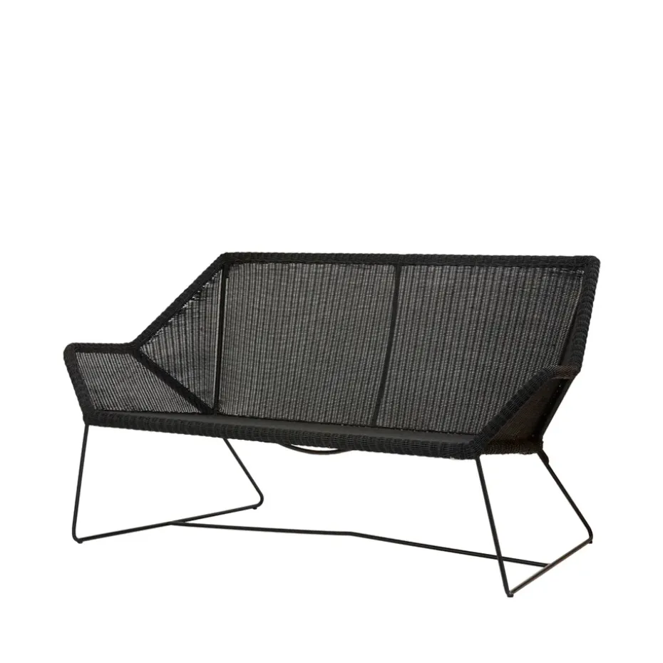 Sofá Breeze 2 plazas weave, Black