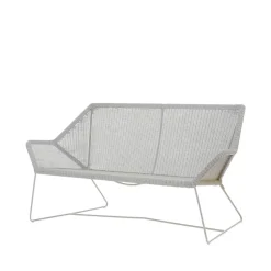 Sofá Breeze 2 plazas weave, White grey
