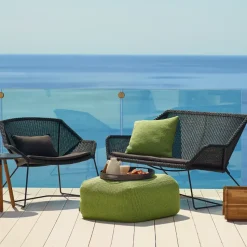 Sofá Breeze 2 plazas weave, White grey