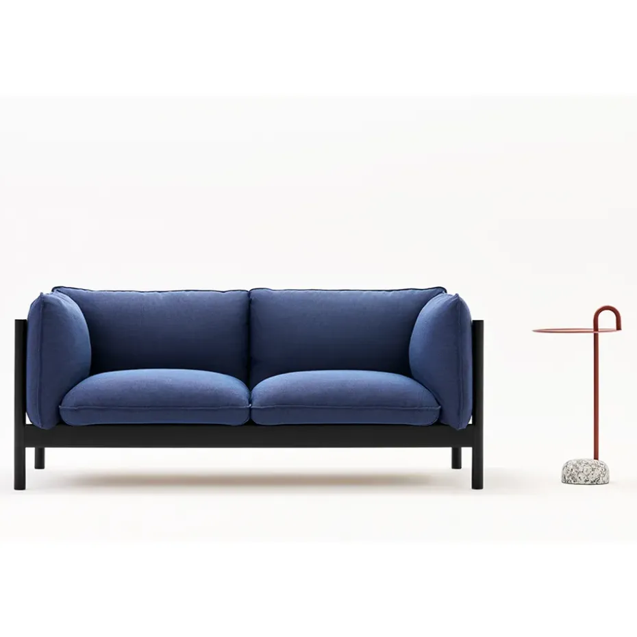 Sofá de 2 plazas Arbour ECO, Re-wool 648 multiborgoña haya