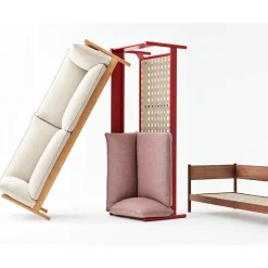 Sofá de 2 plazas Arbour ECO, Re-wool 648 multiborgoña haya