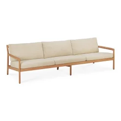 Sofá de 3 plazas Jack outdoor teak, Natural