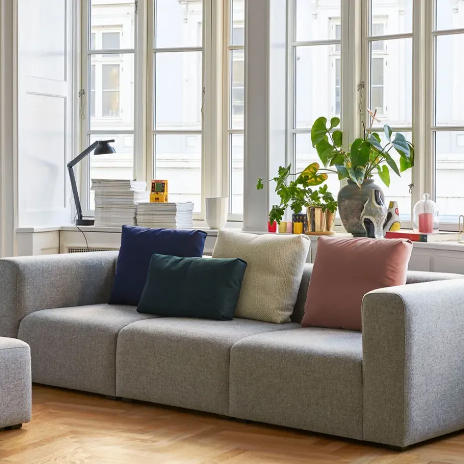 Sofá de 2,5 plazas Mags, lona canvas 356 rojo