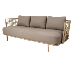 Sofá de 3 plazas Sense weave, AirTouch taupe