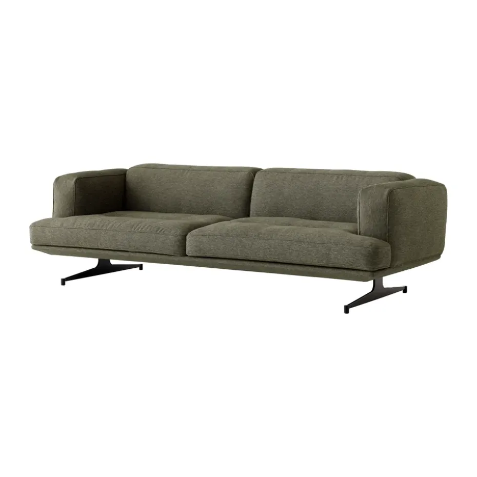 Sofá Inland AV23 3 plazas, Clay 0014-warm black