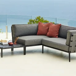 Sofá modular Conic, Light grey-diván incl. cojines