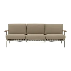Sofá Settle de 2 plazas, Ribbed Weave 5 Taupe